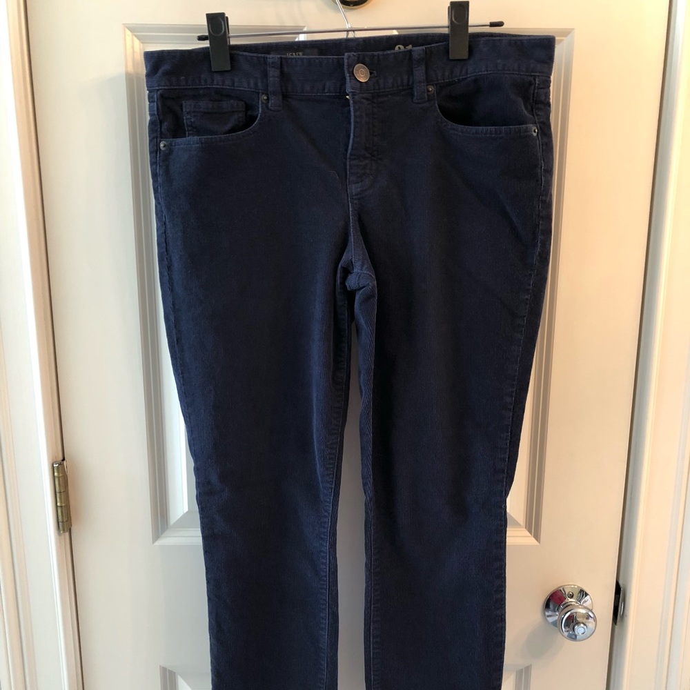 Navy Jcrew cords